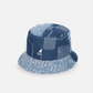 DENIM MASHUP BUCKET (MEDIUM BLUE)