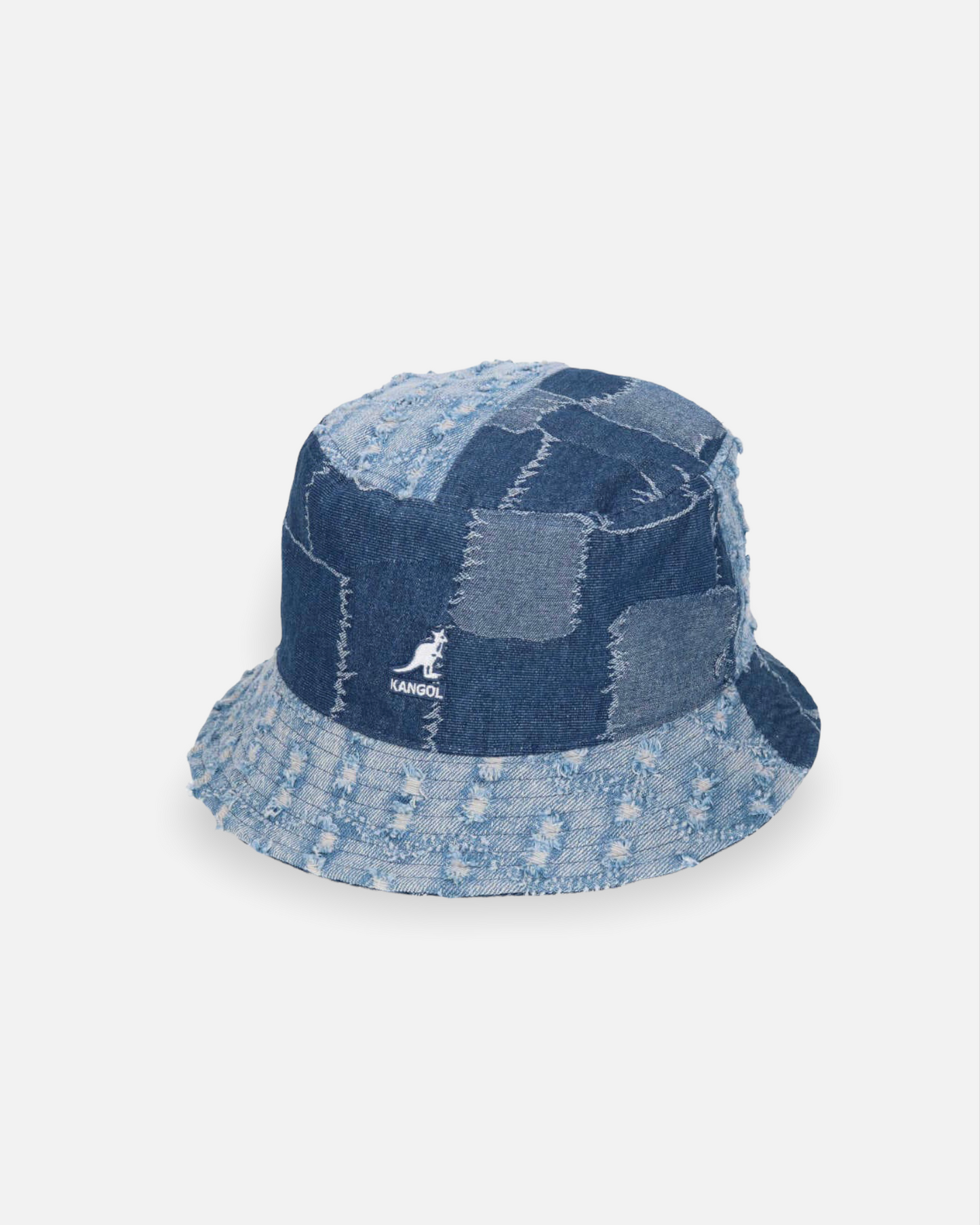 DENIM MASHUP BUCKET (MEDIUM BLUE)