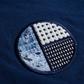 CIRCLE PATCH INDIGO WIDE TEE (INDIGO)