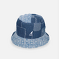 DENIM MASHUP BUCKET (MEDIUM BLUE)