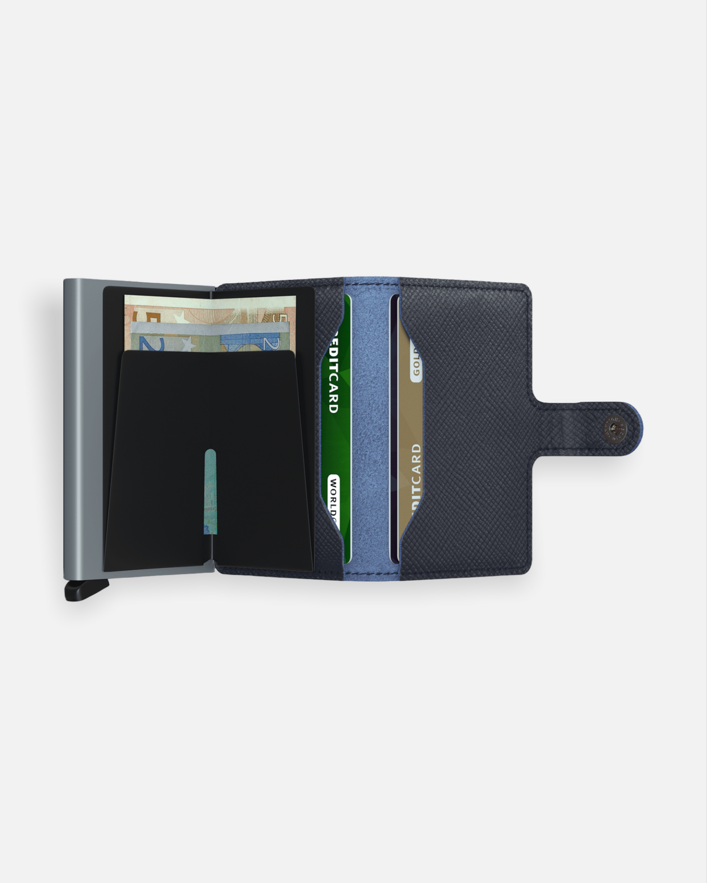 MINIWALLET (SAFFIANO NAVY)