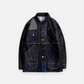FDMTL PATCHWORK COVERALL RINSE (INDIGO)