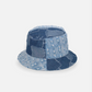 DENIM MASHUP BUCKET (MEDIUM BLUE)