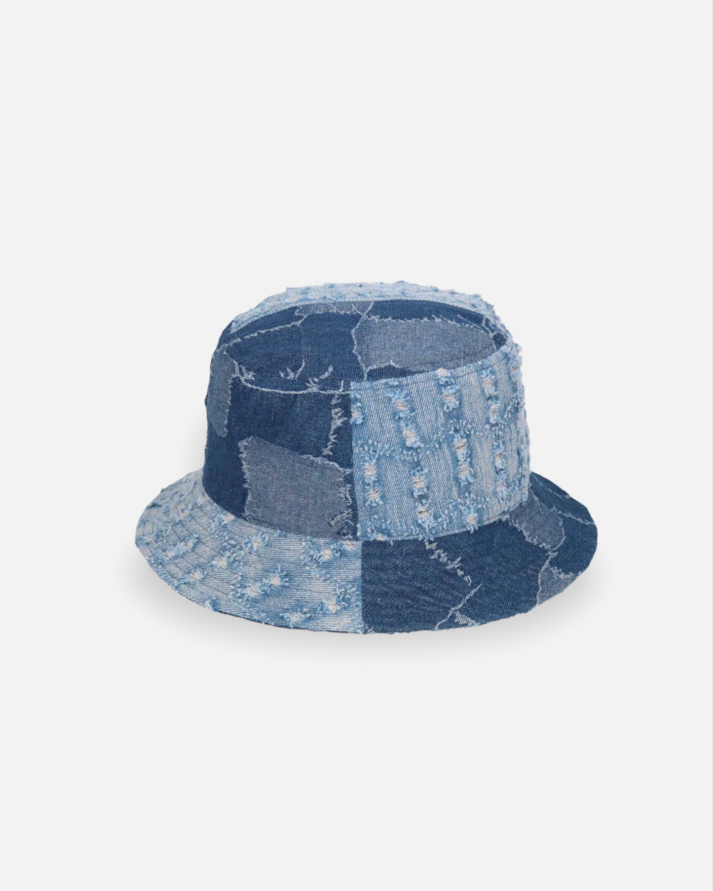 DENIM MASHUP BUCKET (MEDIUM BLUE)