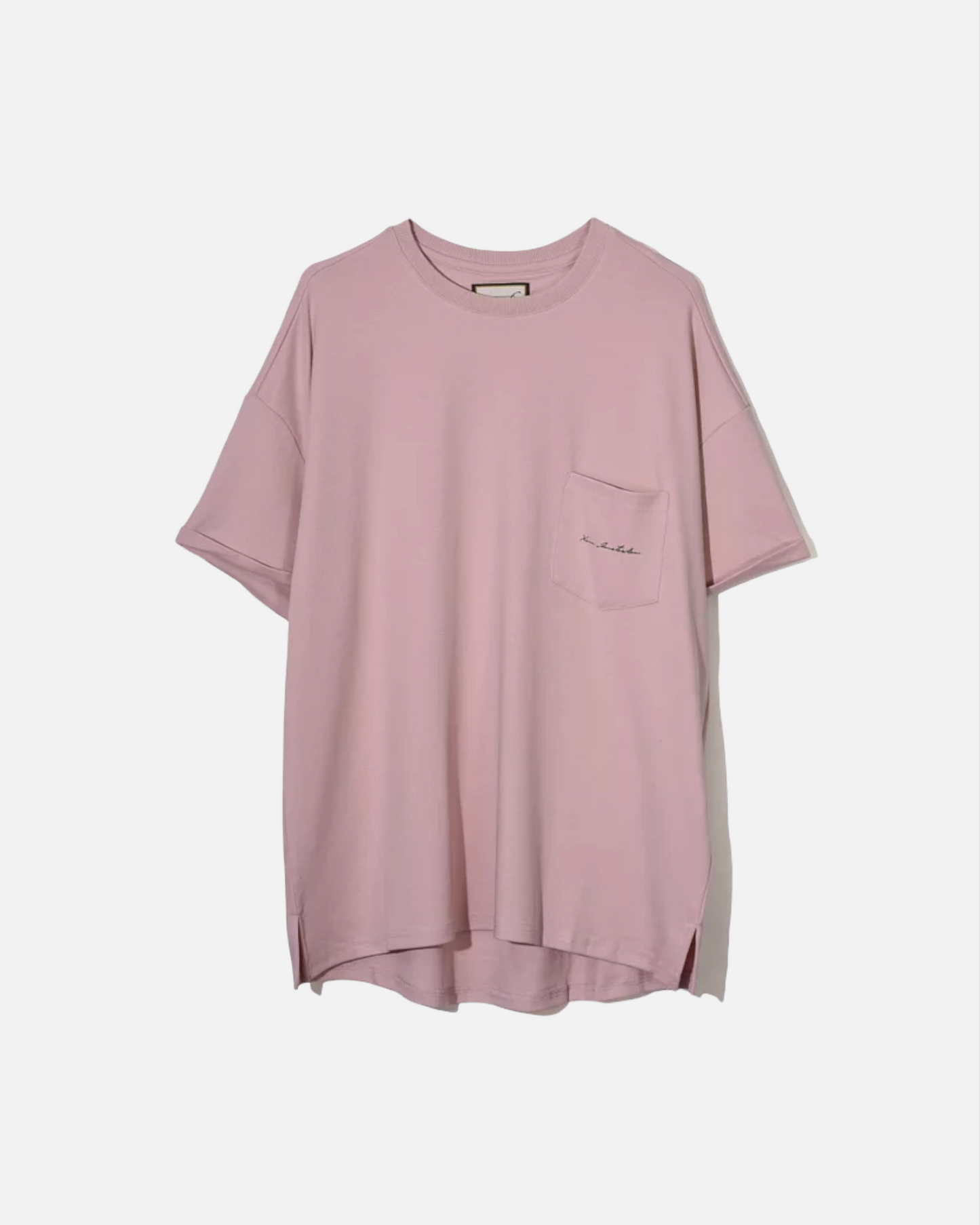 NEW AMSTERDAM TEE WITH SIGNATURE LOGO (PINK)
