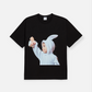 ADLV BABY FACE SHORT SLEEVE T-SHIRT BLACK RABBIT (BLACK)