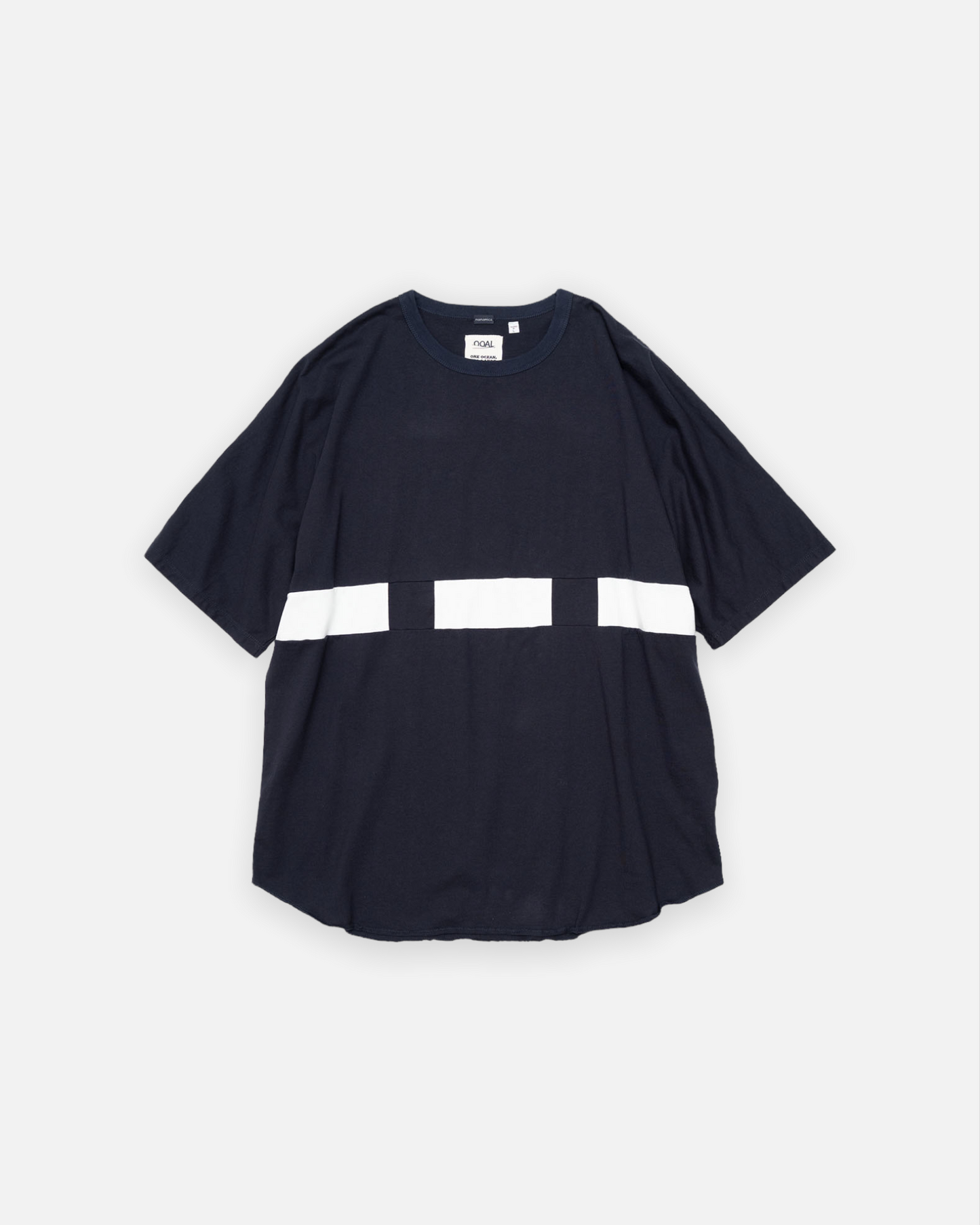NANAMICA H/S COTTON CORDURA JERSEY TEE (NAVY)