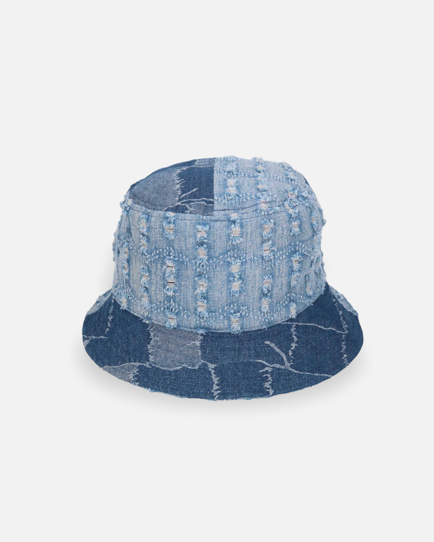 DENIM MASHUP BUCKET (MEDIUM BLUE)