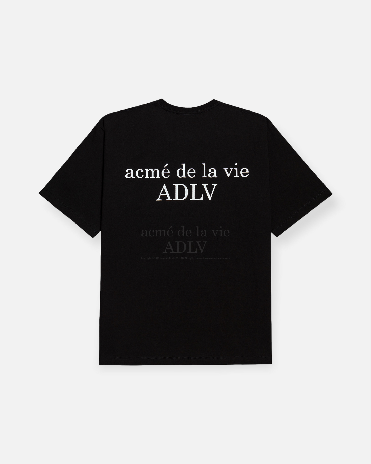 ADLV BABY FACE SHORT SLEEVE T-SHIRT BLACK RABBIT (BLACK)