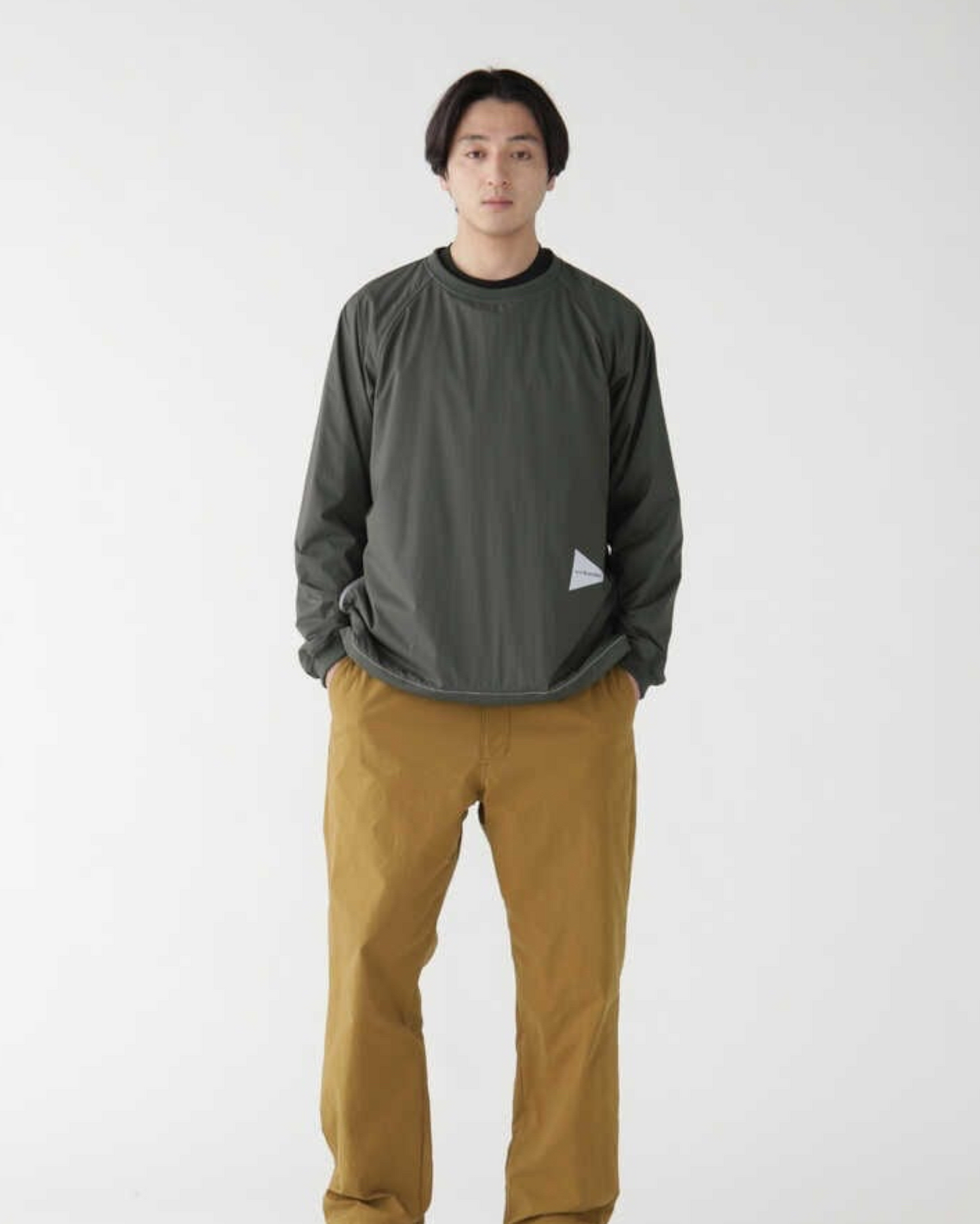 AND WANDER COVERED RIP WARM PULLOVER (CHARCOAL)