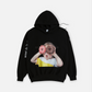 ADLV BABY FACE HOODIE BLACK DONUT1 R (BLACK)