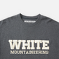 WHITE MOUNTAINEERING SHAGGY EMBROIDERY CREW NECK PULLOVER (CHARCOAL)
