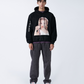 ADLV BABY FACE HOODIE BLACK LIP STICK (BLACK)