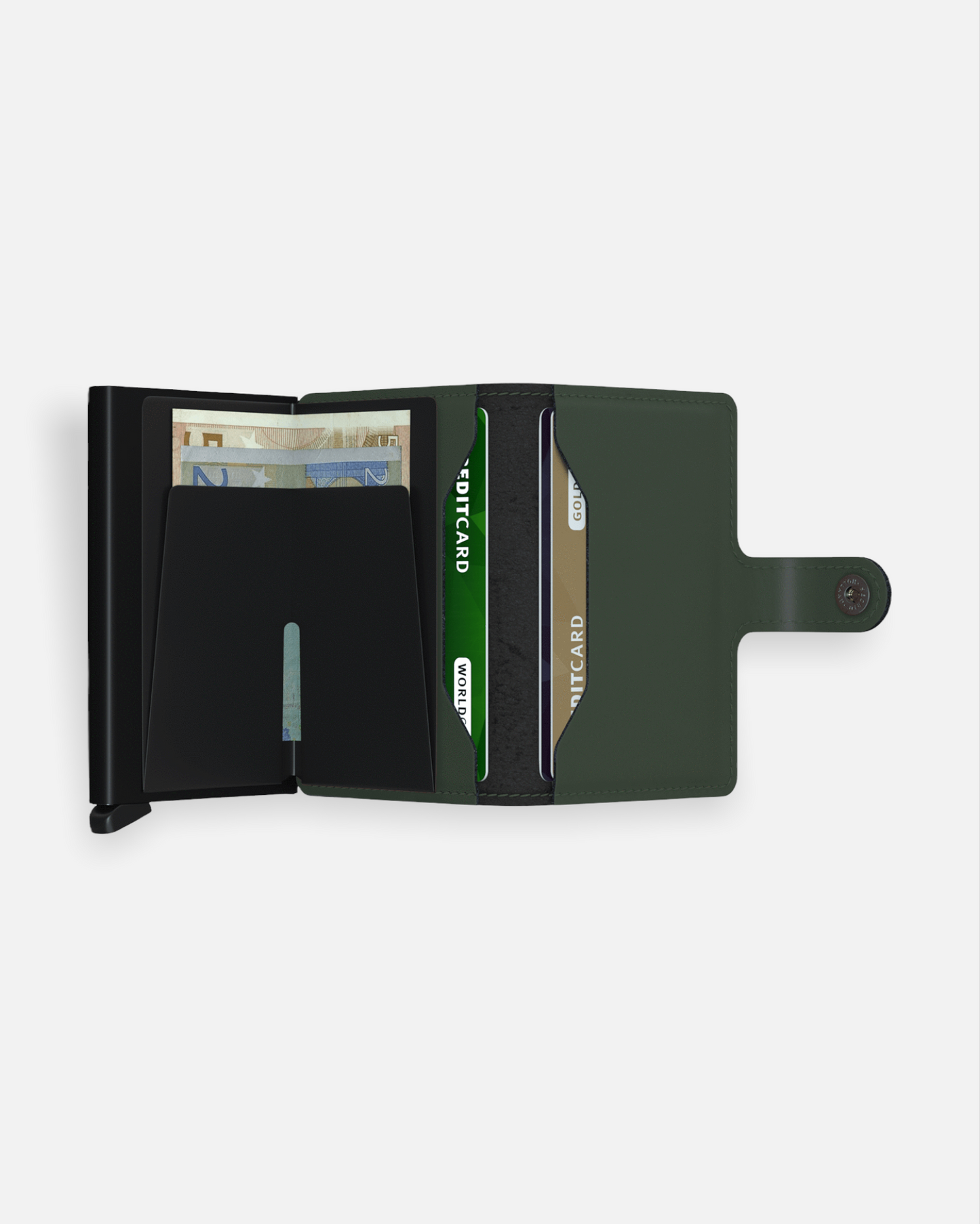 MINIWALLET (MATTE GREEN BLACK)