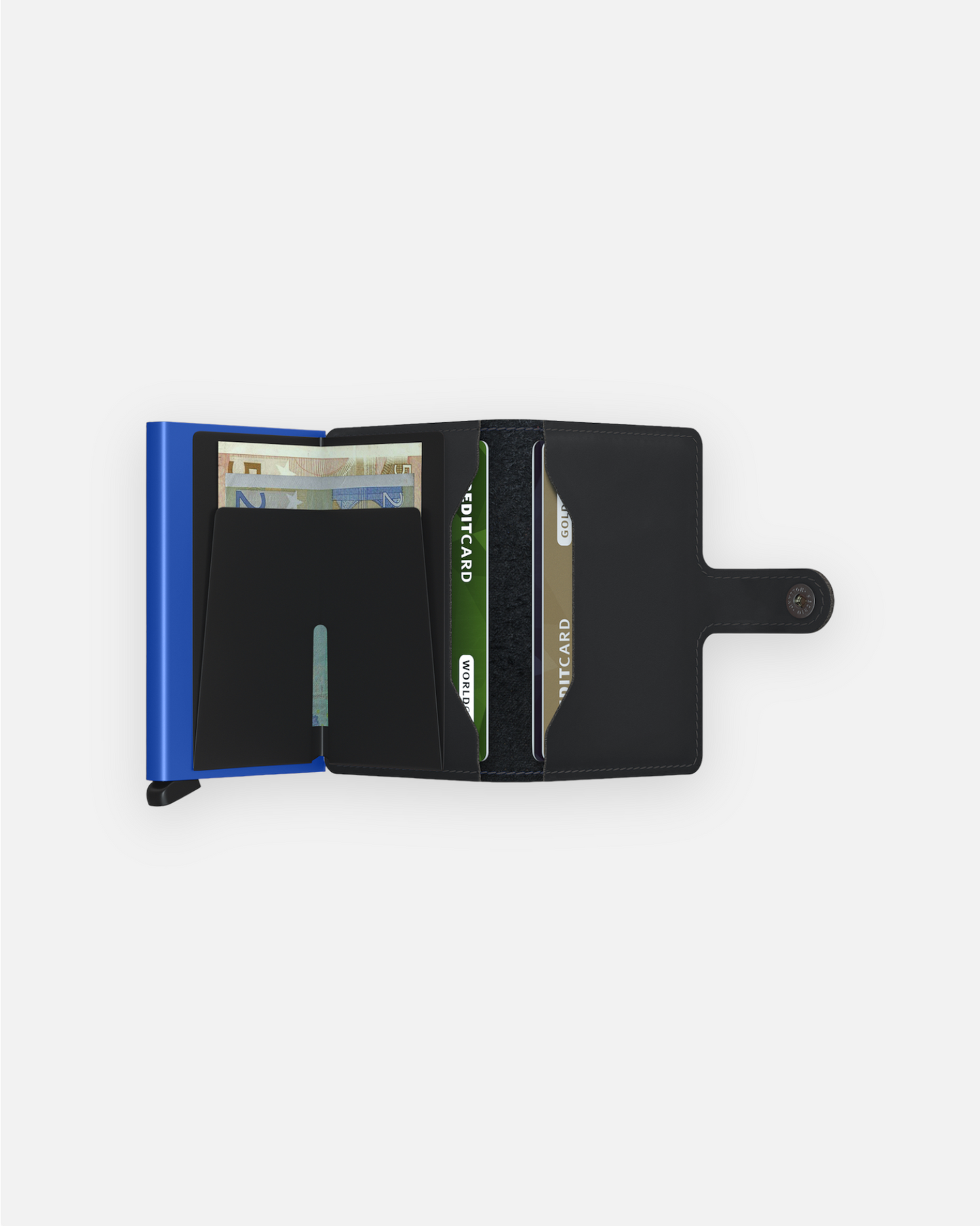 MINIWALLET (MATTE BLACK BLUE)