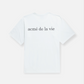 ADLV BABY FACE SHORT SLEEVE T-SHIRT WHITE DONUTS 1 R (WHITE)