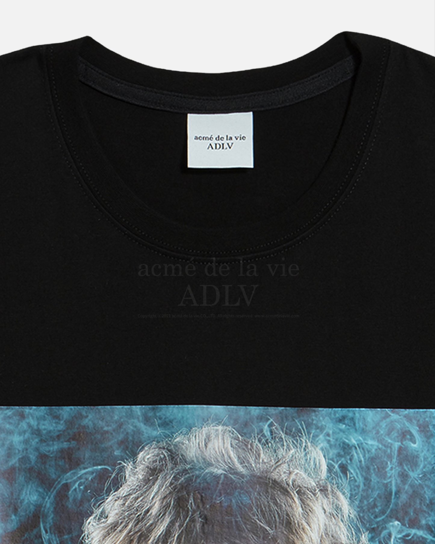 ADLV BABY FACE SHORT SLEEVE T-SHIRT BLACK SHOCKS R (BLACK)
