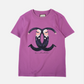 TRIBUTE TO KARL LAGERFELD BASIC TEE FLUORESCENT SERIES (PURPLE)