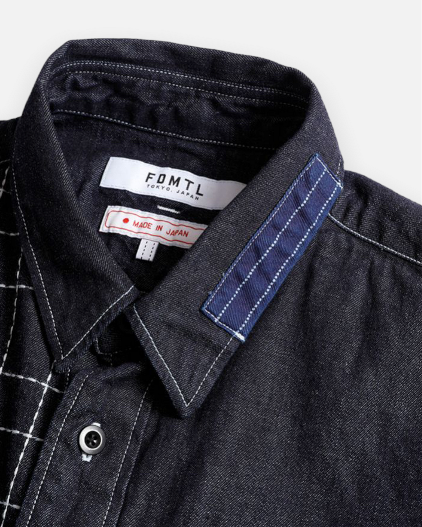 FDMTL DENIM SHIRT RINSE (INDIGO)