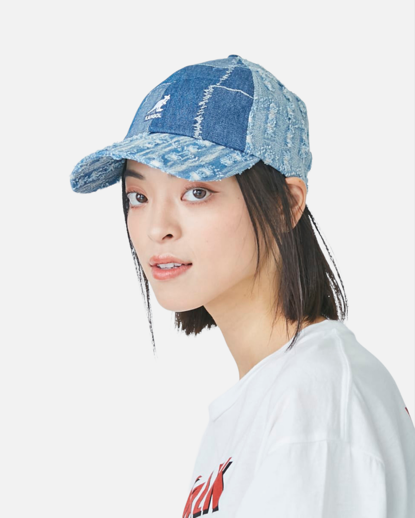 DENIM MASHUP BASEBALL (MEDIUM BLUE)