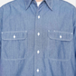NANAMICA REGULAR COLLAR WIND SHIRT (INDIGO)