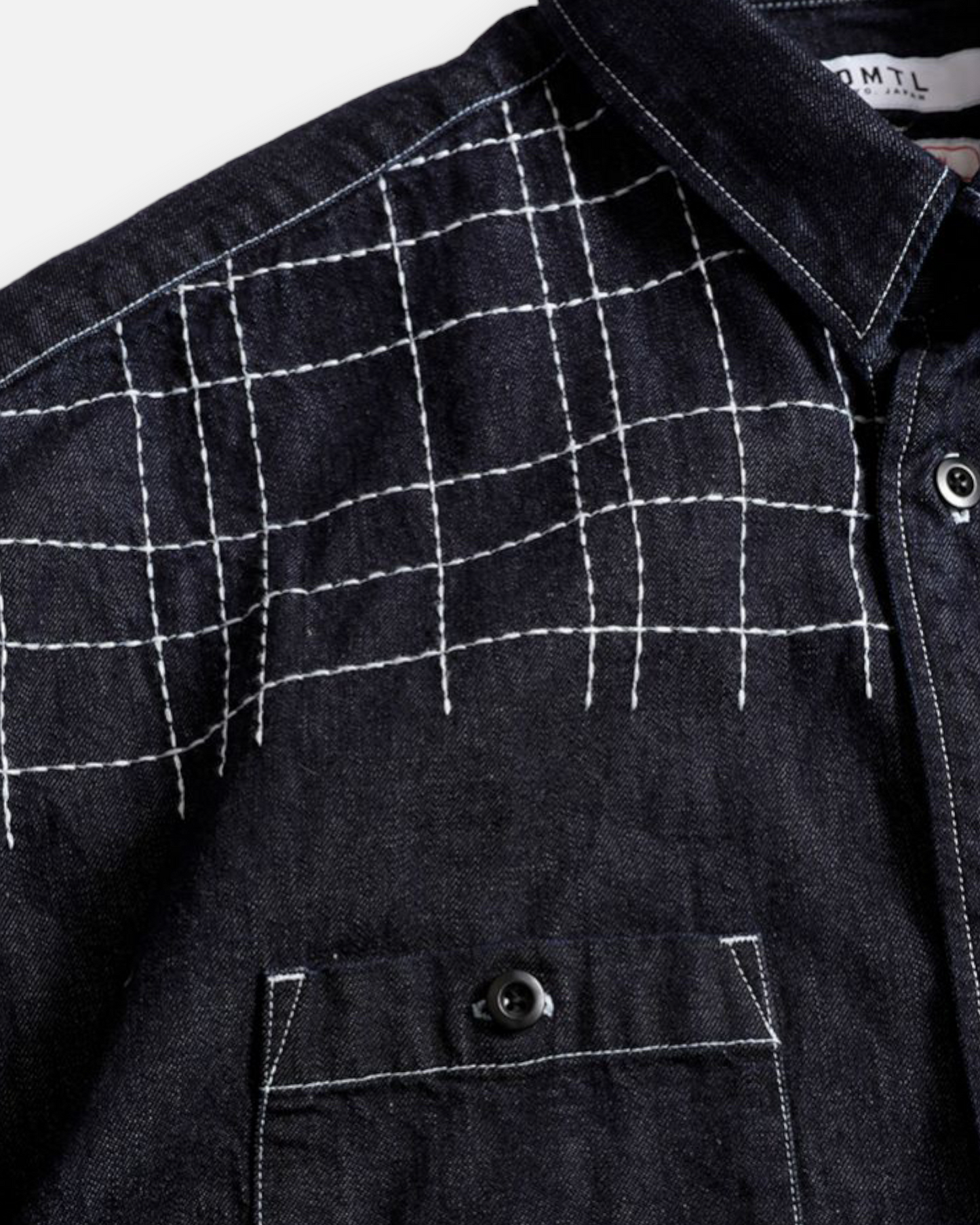 FDMTL DENIM SHIRT RINSE (INDIGO)