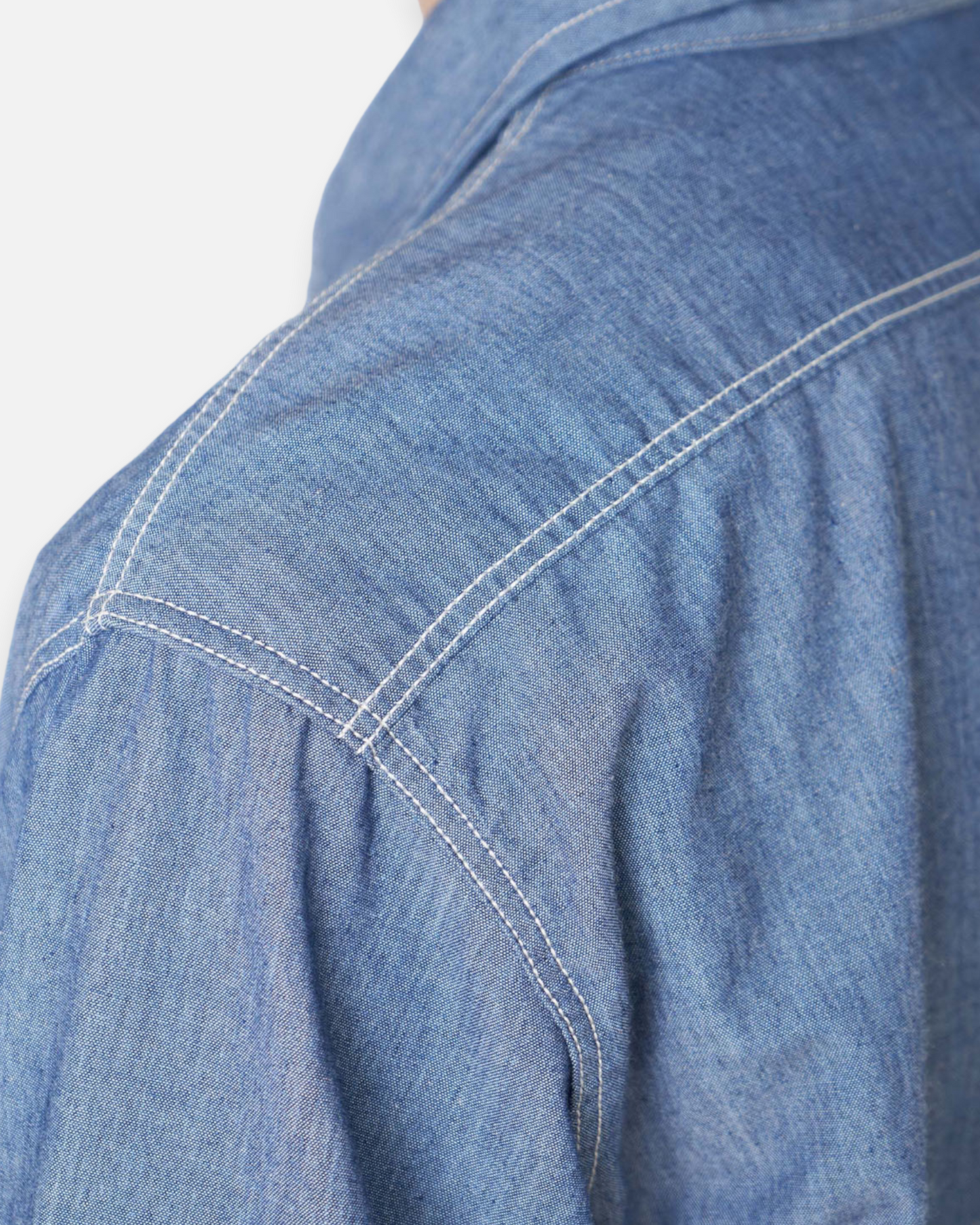 NANAMICA REGULAR COLLAR WIND SHIRT (INDIGO)