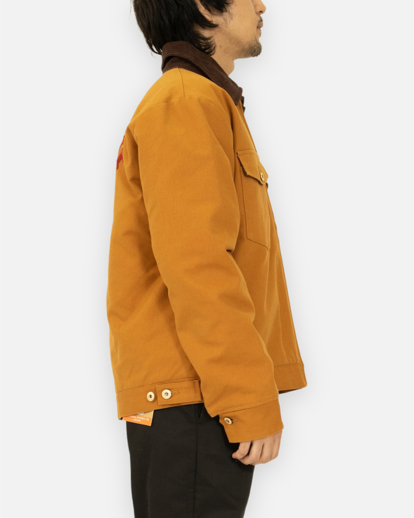 UNIVERSAL OVERALL TRUCK JACKET HEAVY DUCK +14W CORDUROY (WALNUT)