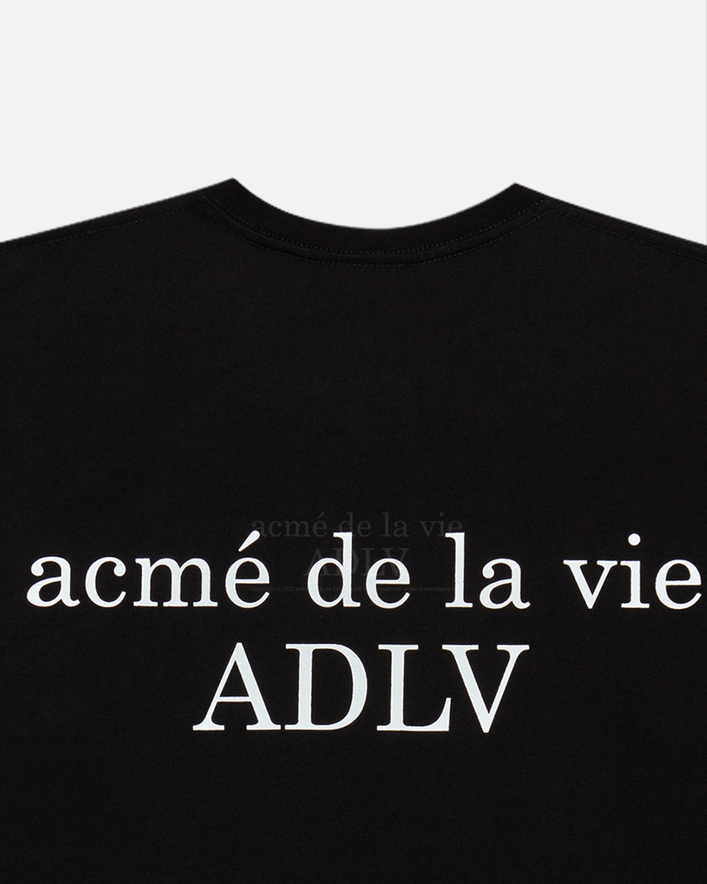 ADLV BABY FACE SHORT SLEEVE T-SHIRT BLACK RABBIT (BLACK)