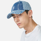 DENIM MASHUP BASEBALL (MEDIUM BLUE)