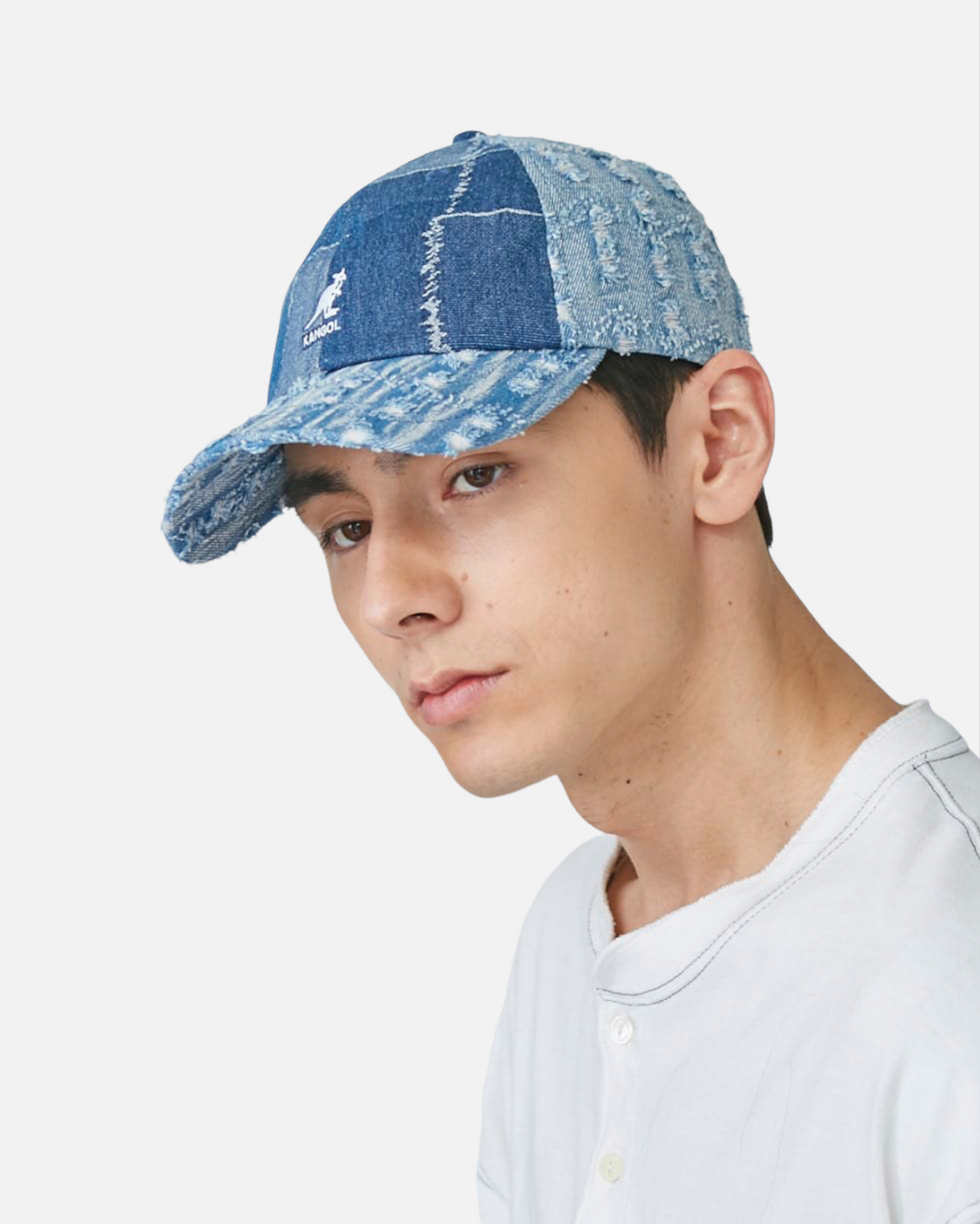 DENIM MASHUP BASEBALL (MEDIUM BLUE)