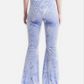 PAM CRYSTAL WINGS BOOT LEG FLARES (ICE BLUE)
