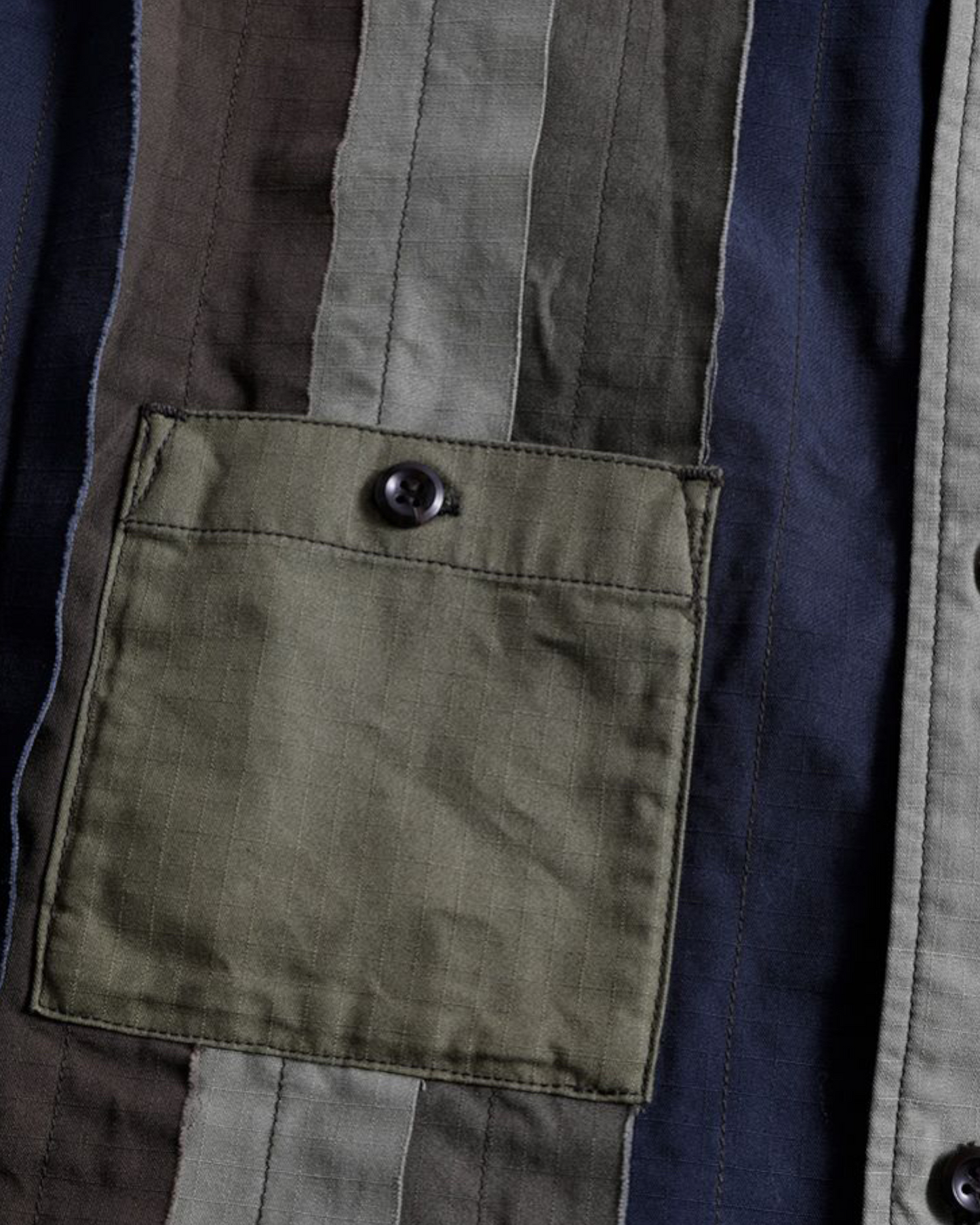 FDMTL OBI-STRIP SHIRT RINSE (KHAKI)