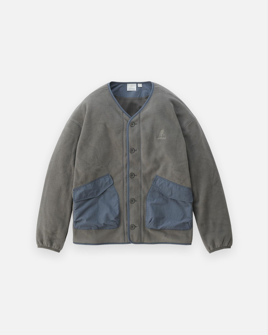 GRAMICCI FLEECE CARDIGAN (GREY)