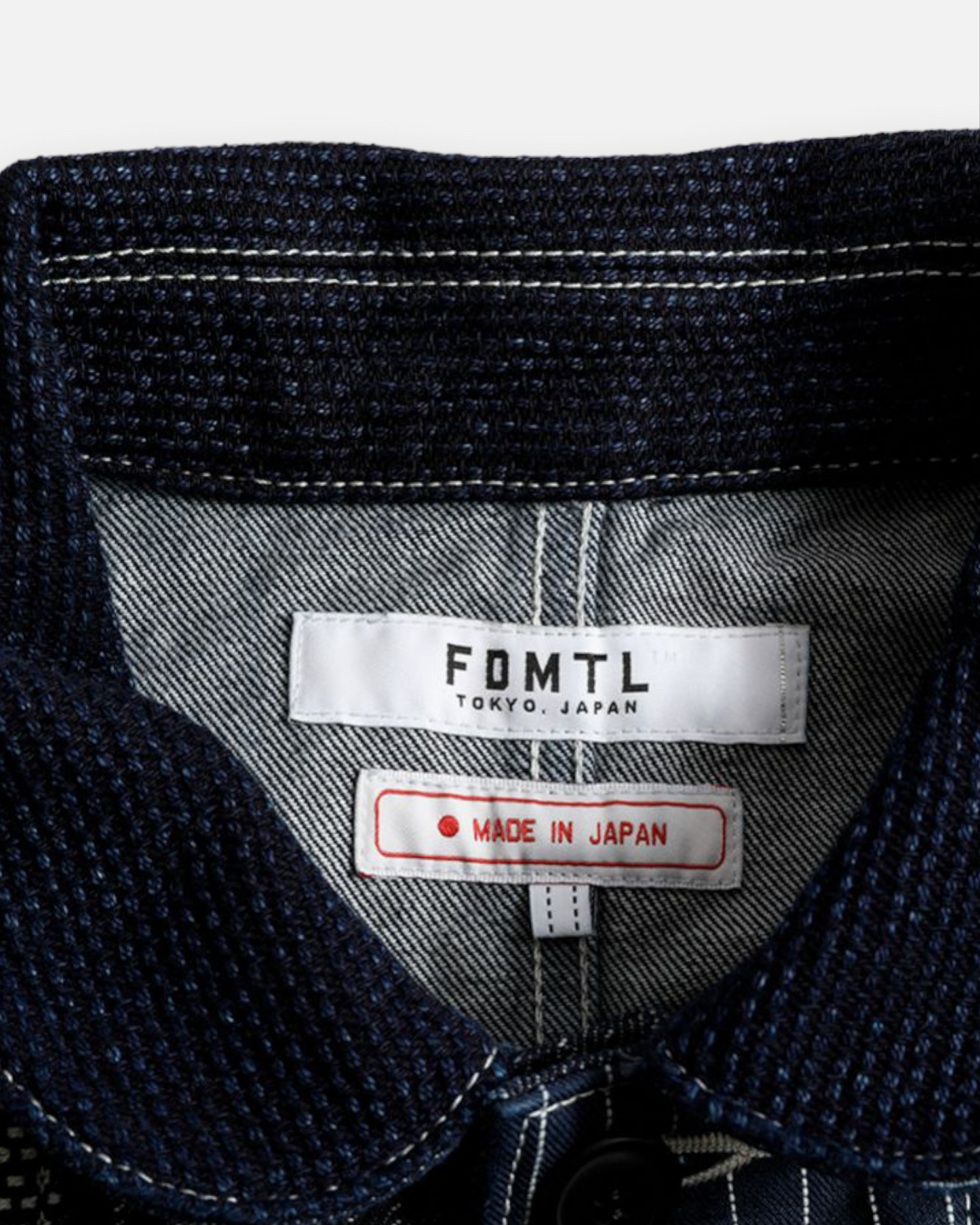 FDMTL PATCHWORK COVERALL RINSE (INDIGO)