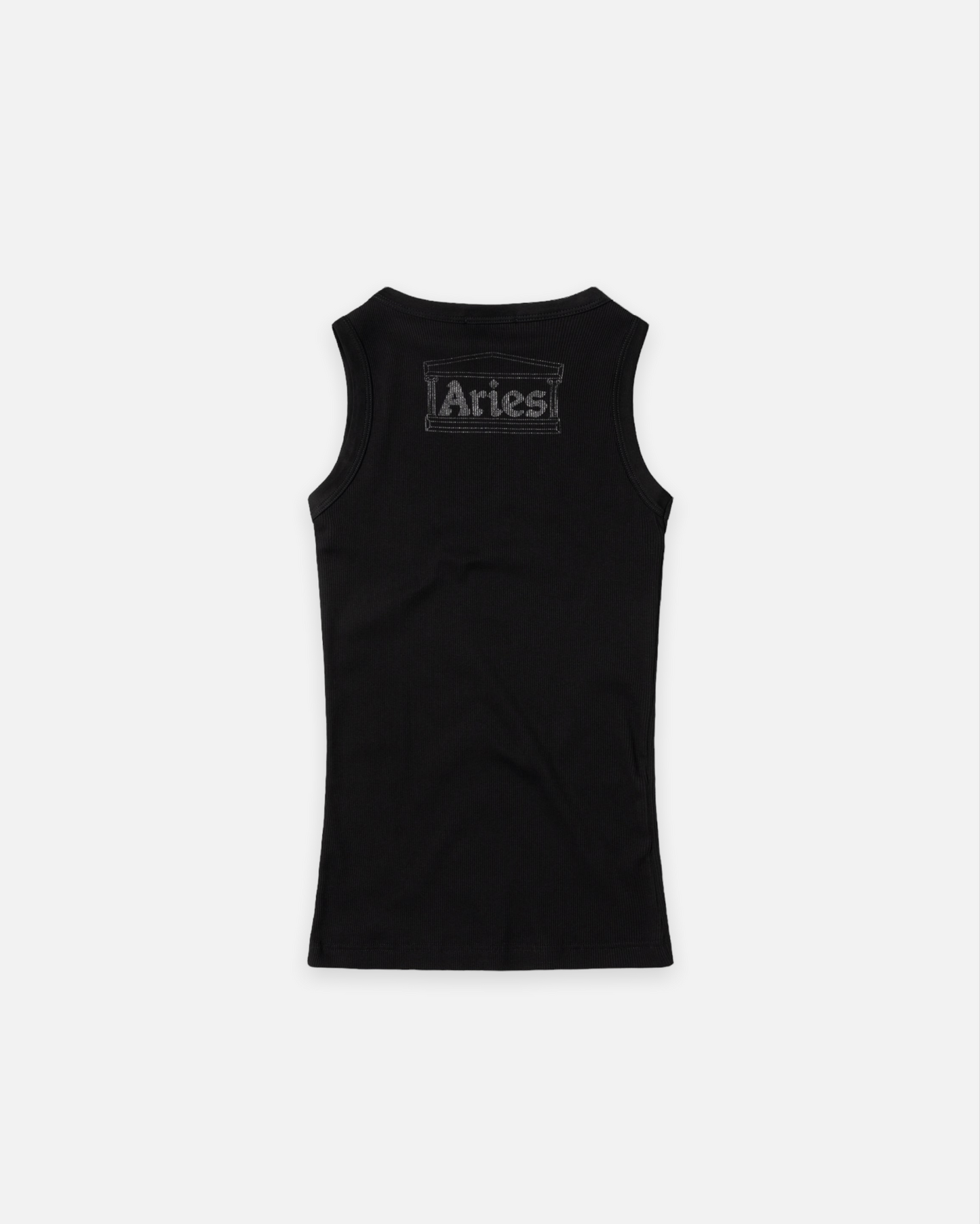 RACER-BACK RIB VEST (TWIN PACK) (WHITE & BLACK)