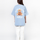 ADLV TEDDY BEAR BEAR DOLL SHORT SLEEVE T-SHIRT (SKYBLUE)