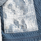 FDMTL BORO PATCHWORK CARDIGAN 5YR WASH (INDIGO)