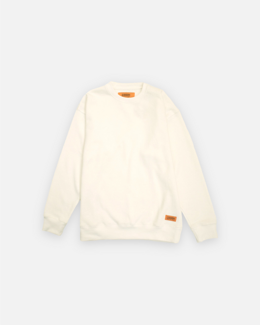 UNIVERSAL OVERALL SWEAT SHIRT 30/7 T/C SWEAT (WHITE)