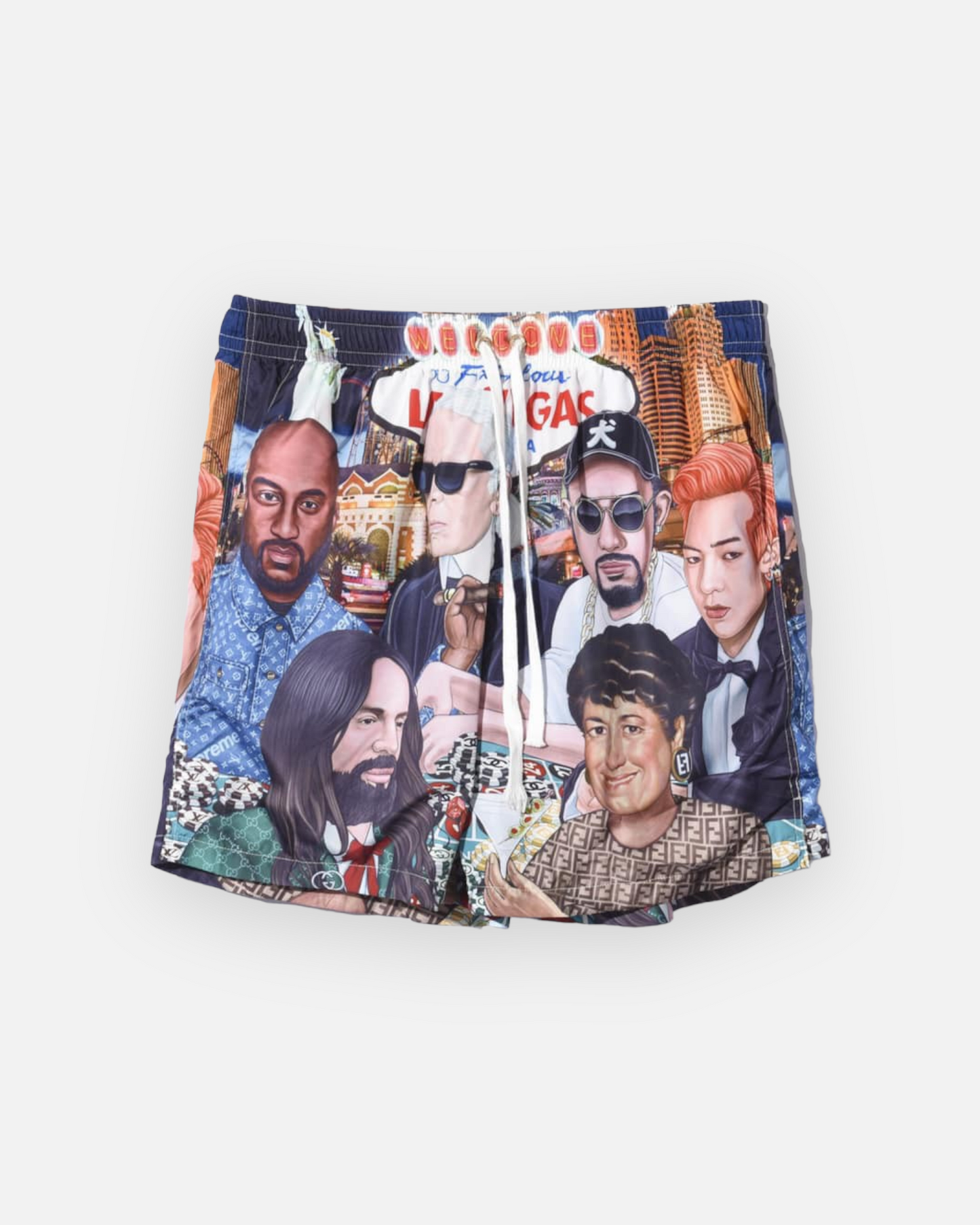 MF BY GCDC MF VEGAS CREW SHORTS (BLACK)
