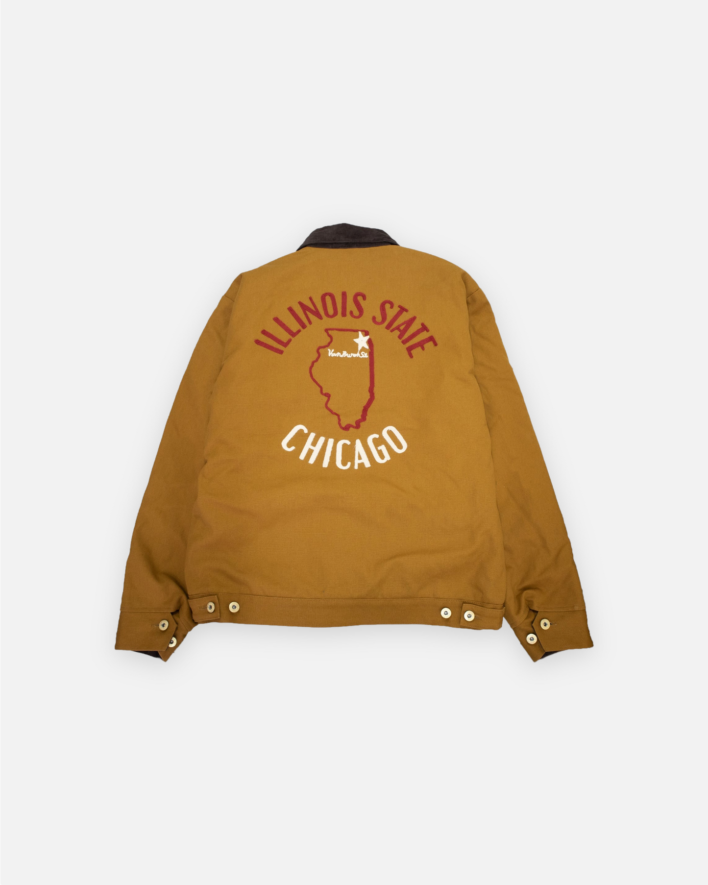 UNIVERSAL OVERALL TRUCK JACKET HEAVY DUCK +14W CORDUROY (WALNUT)