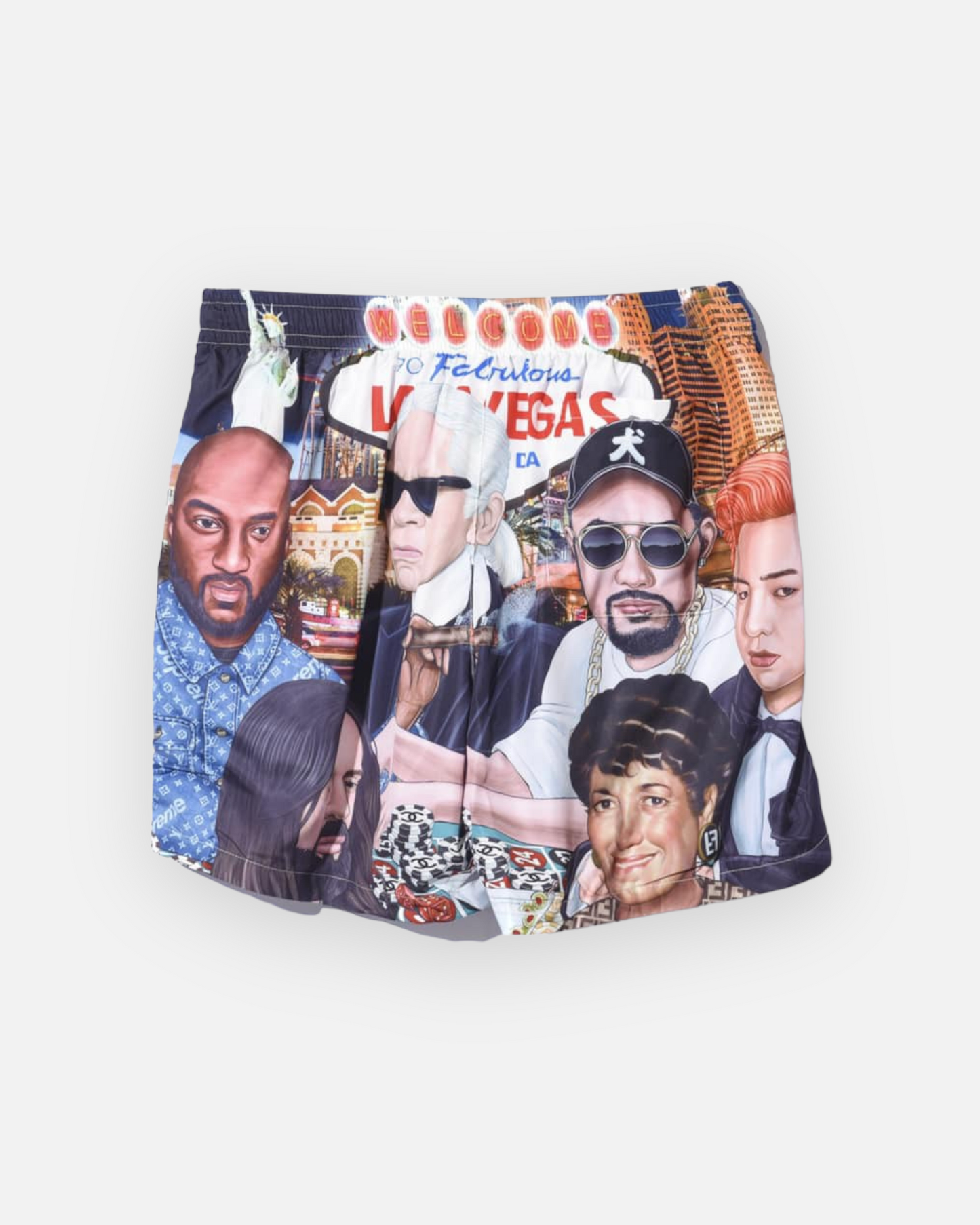 MF BY GCDC MF VEGAS CREW SHORTS (BLACK)