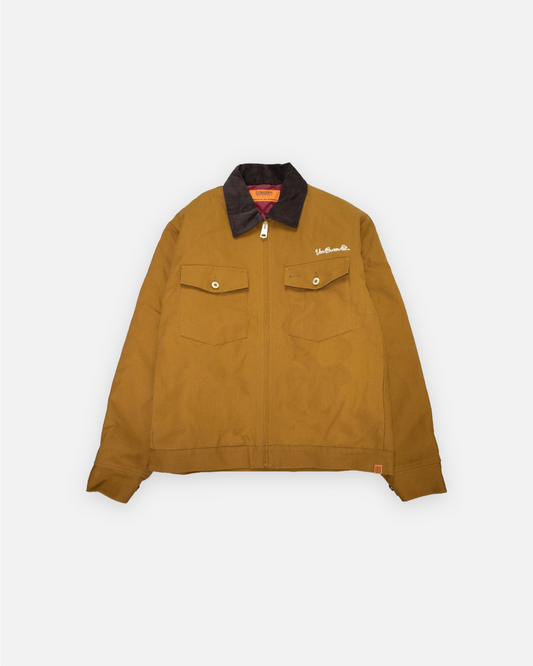 UNIVERSAL OVERALL TRUCK JACKET HEAVY DUCK +14W CORDUROY (WALNUT)