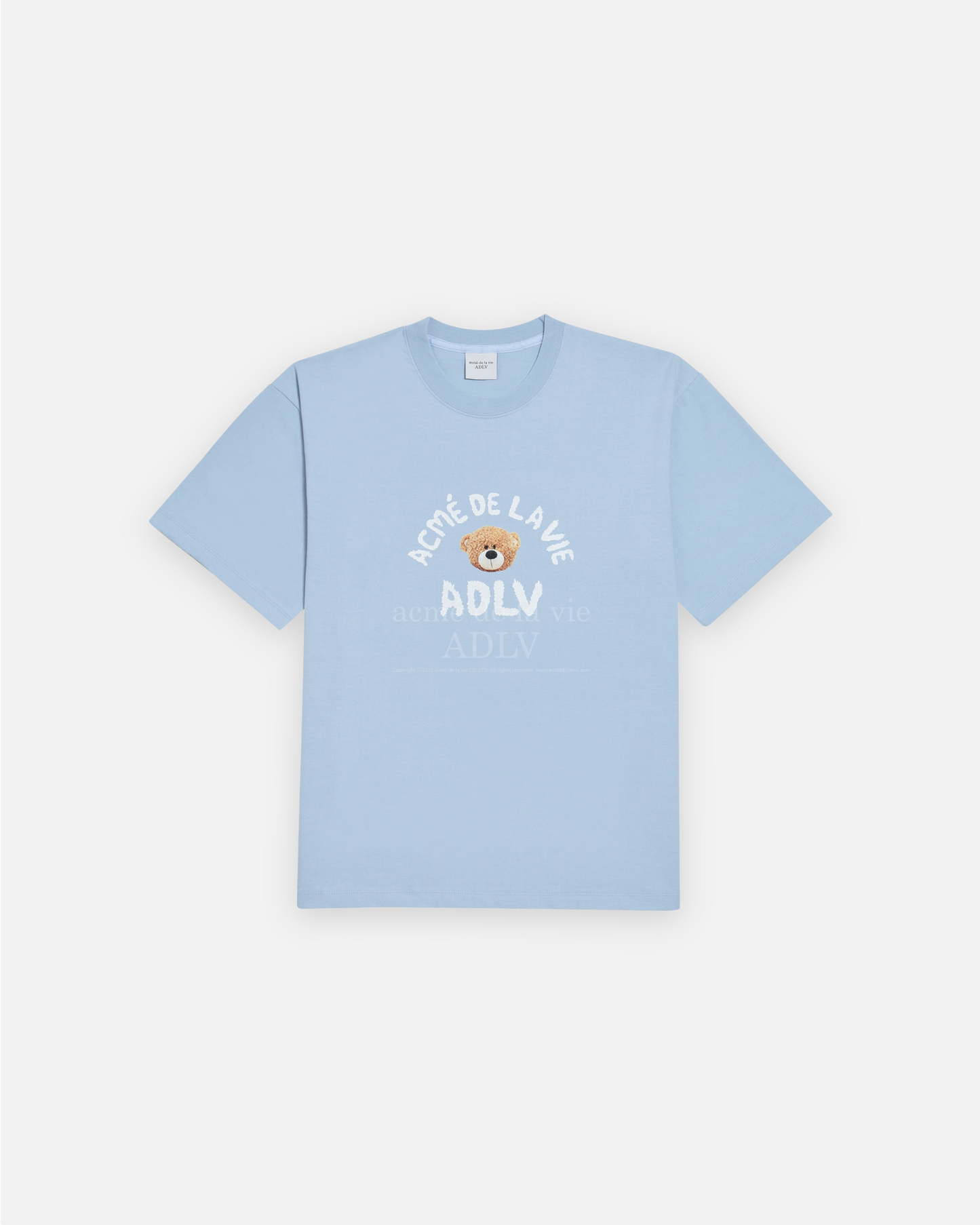 ADLV TEDDY BEAR BEAR DOLL SHORT SLEEVE T-SHIRT (SKYBLUE)