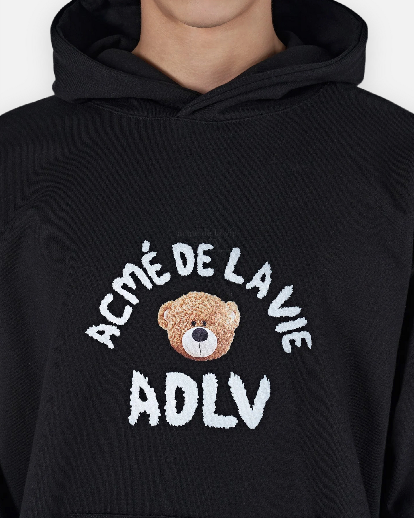 ADLV TEDDY BEAR BEAR DOLL HOODIE (BLACK)