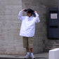 NANAMICA REGULAR COLLAR WIND SHIRT (OFF WHITE)