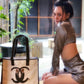 CHANEL KARL PVC BAG (WHITE)